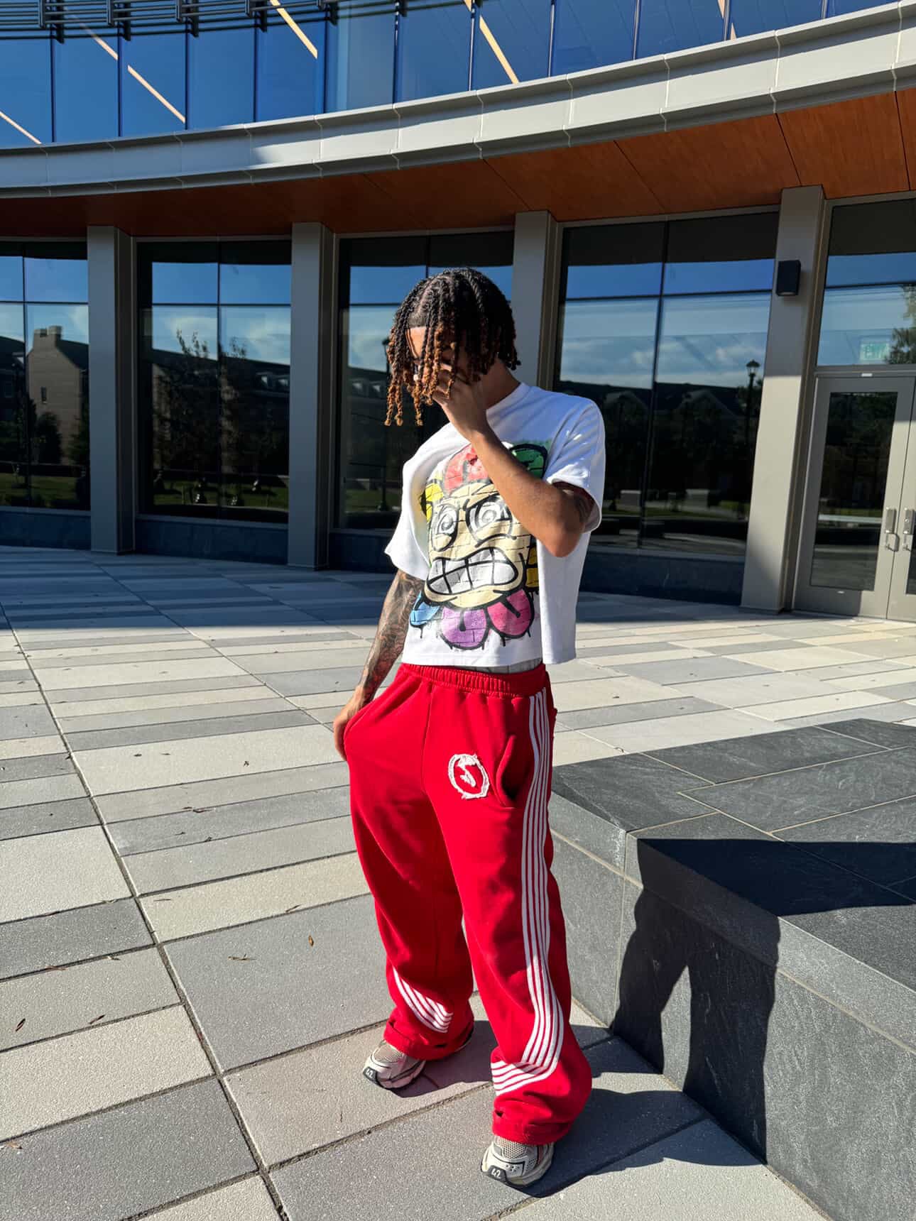 Slate Red “Double Layered” Sweats